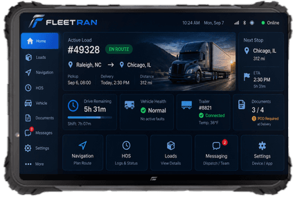 Fleet Driver Terminal